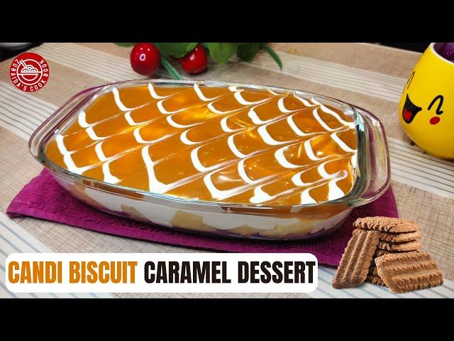 Candi Biscuit Caramel Dessert by Zubaida Cookbook