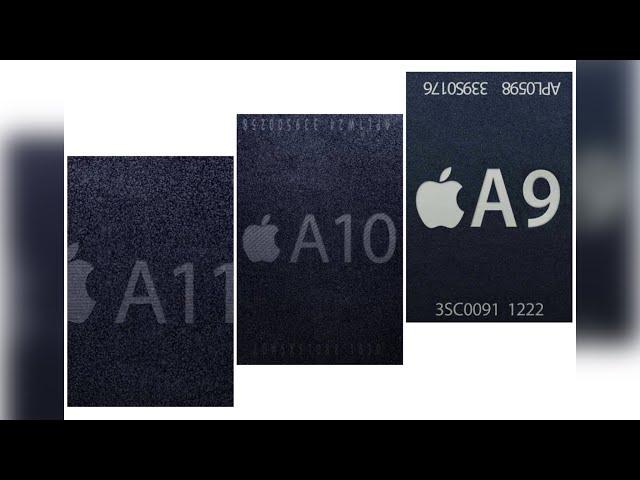 A9  vs  A10 Fusion  vs  A11 Bionic | Guerra de procesadores los ultimos para iOS 16