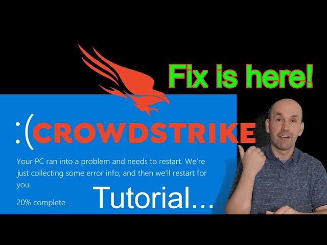 CrowdStrike, Blue Screen of Death fix, two different ways.