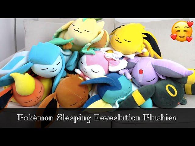 Pokémon Sleeping Eeveelution Plush Collection Review