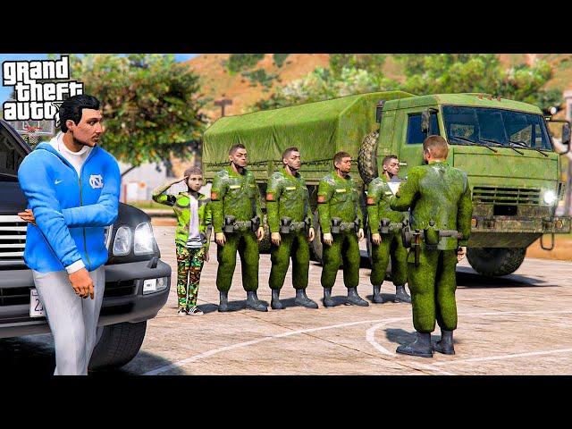 ОТЕЦ И СЫН В GTA 5 - ОТДАЛ СЫНА В ВОЕННУЮ АКАДЕМИЮ! МОЙ СЫН СТАЛ КАДЕТОМ! ВОТЕР