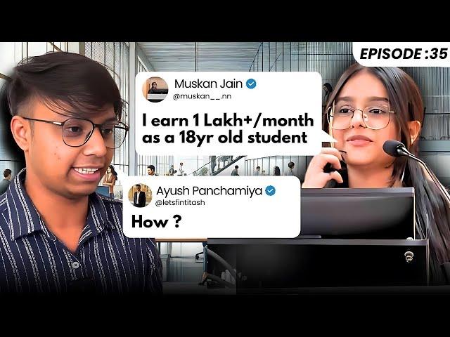 19 Year old girl making 1 lakh+ every month -How? Roadmap to Career in WEB 3 Industry | Ep #35