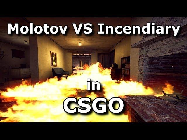 CS:GO - Molotov VS Incendiary Grenade