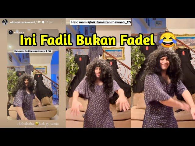 Fadil Cosplay Jadi Fadel direspon Nikita Mirzani