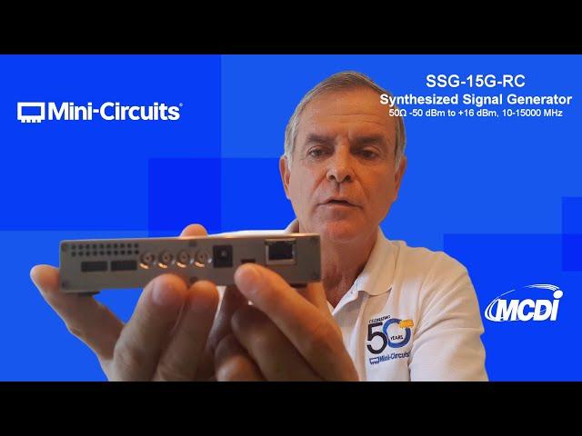 Using the Mini-Circuits' SSG-15G-RC Synthesized Signal Generator | MCDI