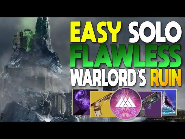 How Anyone Can SOLO FLAWLESS Warlord's Ruin in Final Shape! EASY Updated Dungeon Guide! | Destiny 2