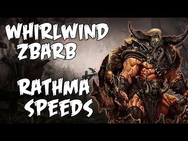 Diablo 3 - WhirlWind zBarb for Rathma Speeds Patch 2.6.1