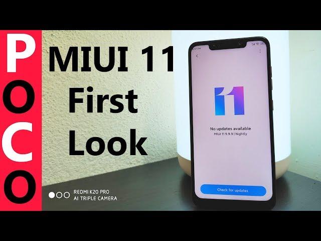 Poco F1 -  MIUI 11 Beta | MIUI 11 First Look | MIUI 11 For PocoPhone F1