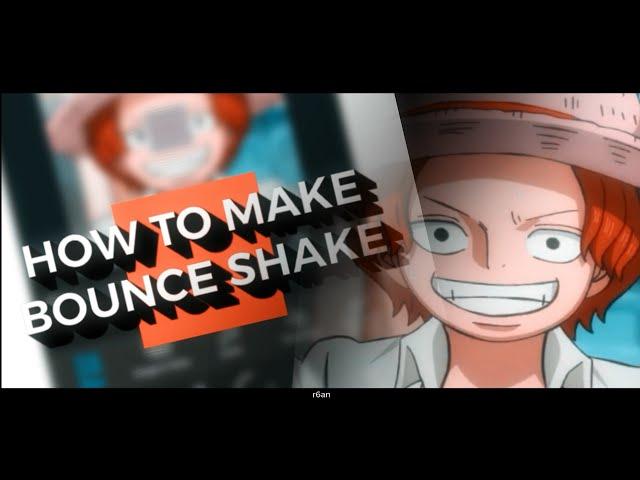 Tutorial Bounce shake - Alight motion