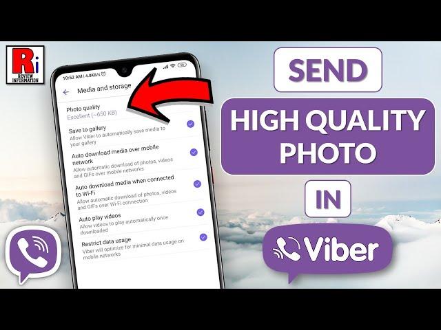 How to Send High Quality Photos on Viber