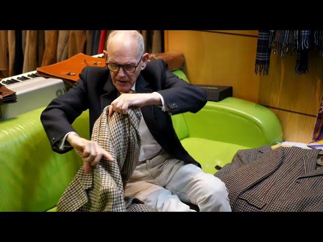 David Saxby Talking about Harris Tweed