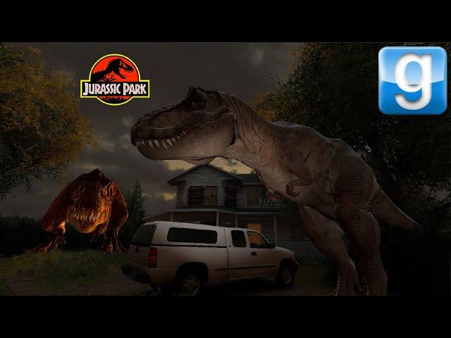 Jurassic Park Trex Nextbot Mod Showcase Review Garry's Mod