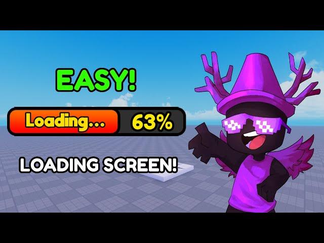 How To Make A LOADING SCREEN In ROBLOX STUDIO