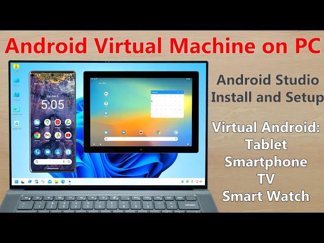 Android Studio Virtual Machine on Windows PC Install and Setup Tutorial