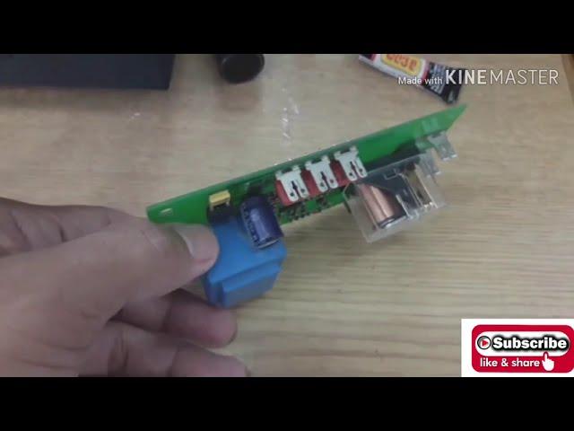 How to remove relay in electronic board.
