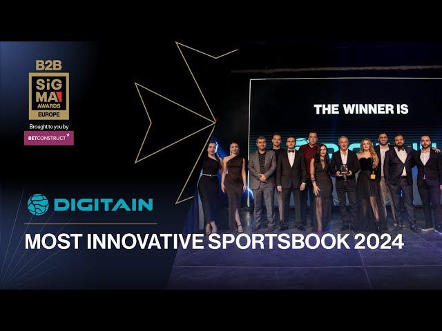 Digitain wins most innovative sportsbook solution 2024 at SiGMA Europe B2B Awards