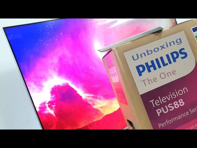 Philips PUS8807 Performance Unboxing and Setup with Demo