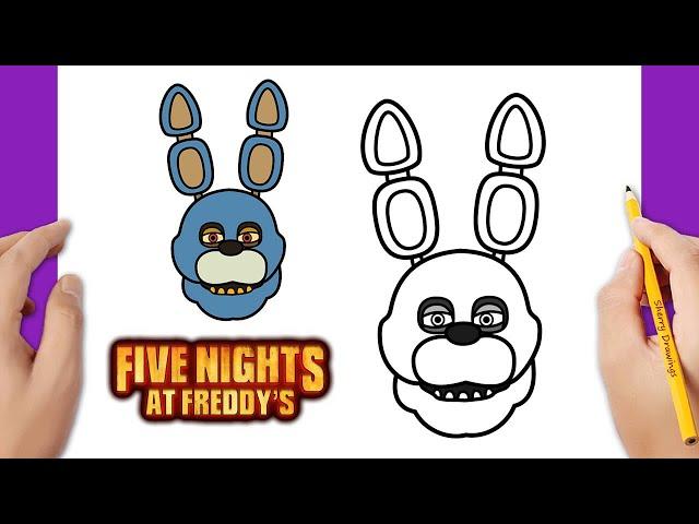 How To Draw Five Nights at Freddy's - Bonnie | FNAF Drawing