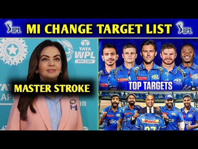 IPL 2025 : MI CHANGE THEIR TARGET LIST | MI TARGET PLAYERS LIST | Only On Cricket |