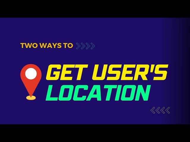 Get user location with javascript || Two methods (with/without permission)