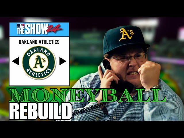 Oakland A's MONEYBALL Rebuild! (MLB the Show 24 Franchise)