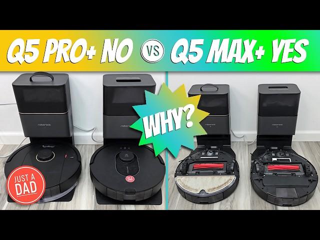 Roborock Q5 Pro+ vs Q5 Max+ Robot Vacuums HONEST COMPARISON  WHO WINS?