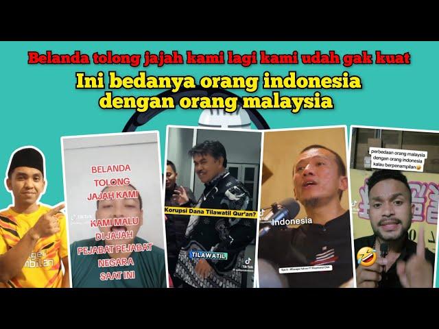 Ini bedanya orang indonesia dengan orang malaysia