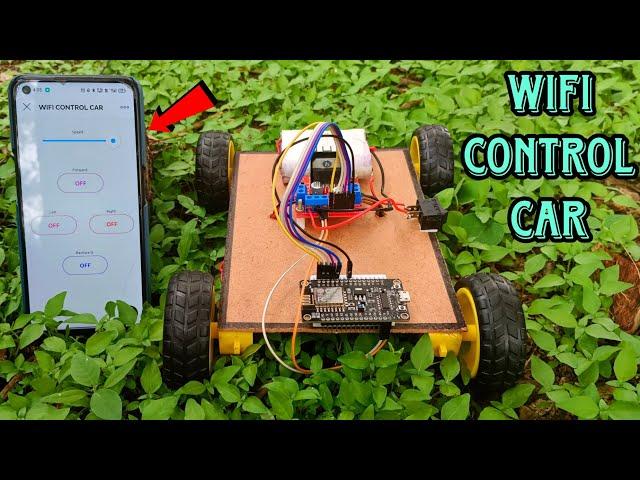 How to make Mobile phone wifi control car using esp8266 in Blynk  | wifi controller car in Tamil