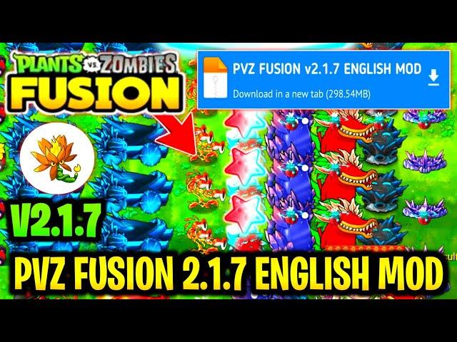 PLANTS VS ZOMBIES FUSION EDITION MOD APK LATEST VERSION 2.1.7 l UNLIMITED SUN & UNLOCK ALL PLANTS