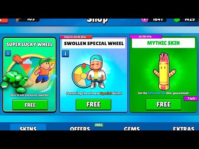 *NEW* SPECIAL UPDATE GIFTS!! - Stumble Guys Concept