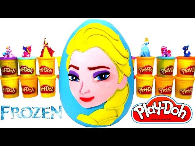 Karlar Ülkesi Elsa Dev Sürpriz Yumurta Oyun Hamuru - Frozen Oyuncakları