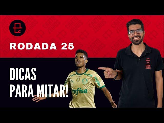 DICAS CARTOLA 2024 | RODADA 25: VEM OUTRA RODADA DE 100 PONTOS?