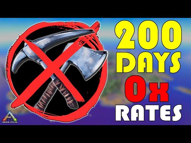 I Have 200 Days to Beat ARK on 0x Rates!
