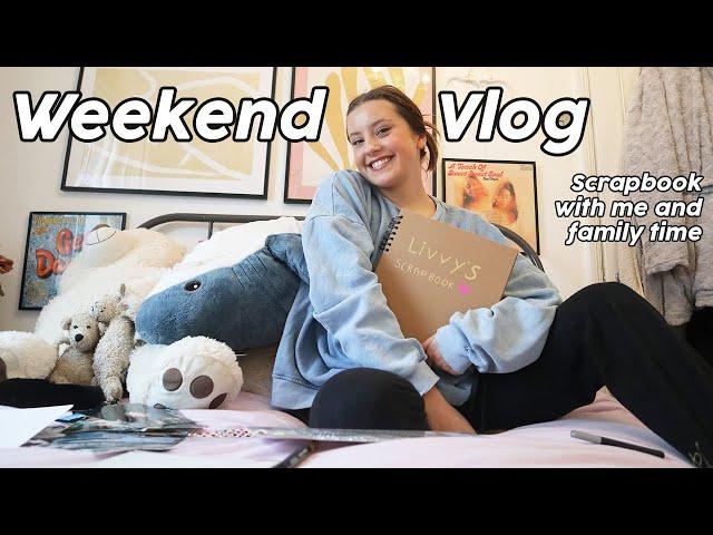 Scrapbook with me (chilled weekend vlog) | Oliviagrace