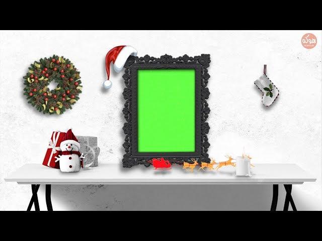 Amazing Interactive! Merry Christmas & Happy New Year 2019 Green Screen | Sound Includes