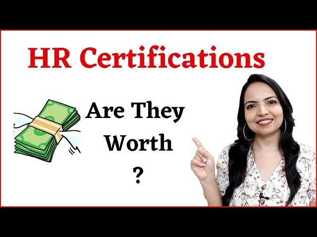 SHRM certification courses and HRCI HR Certifications? 