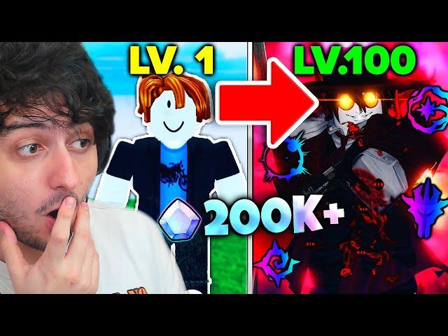 Noob with 200,000+ Gems GETS INSTANTLY OVERPOWERED in Anime Vanguards Roblox