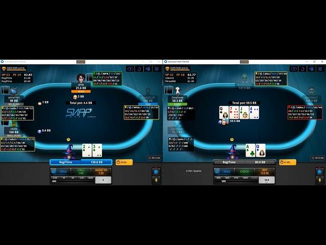 50k Hands Of Snap Poker On 888 Challenge - Setting Out Objectives - Small Highlights Section