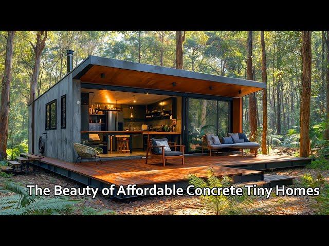 Compact, Smart & Durable: The Beauty of Affordable Concrete Tiny Homes