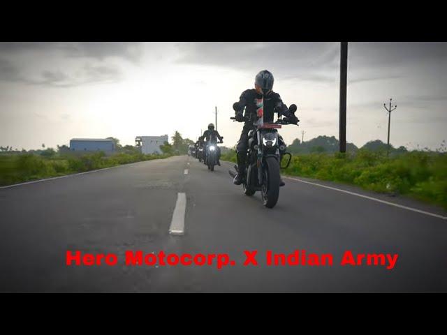 Indian Army Riding the Hero Mavrick 440 And Xpluse 200 4V 🫣