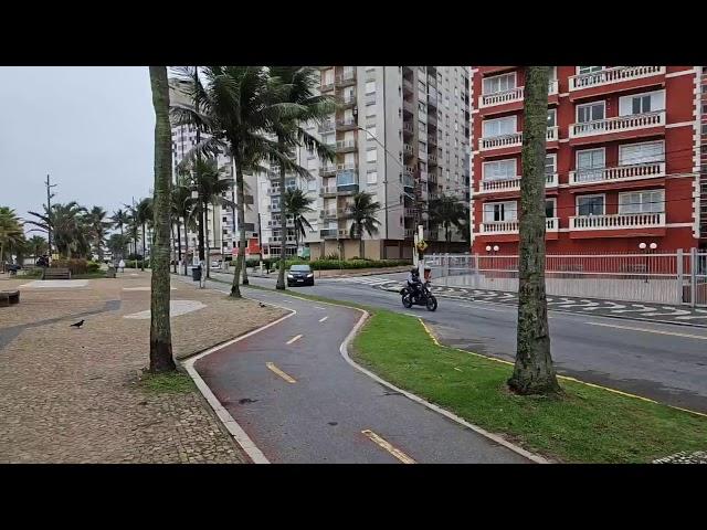 AO VIVO, acompanhe o tempo na Praia Grande nessa Sabado de frio e vento na Praia.