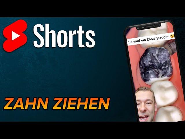 Zahn ziehen! #shorts