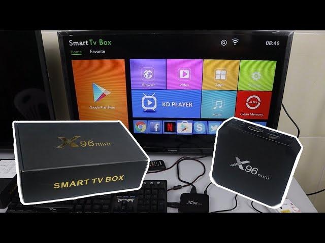 Unboxing X96 Mini Android TV Box Review and Setup