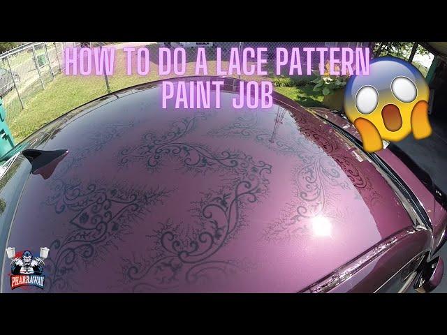 How To Do a Lace Pattern Paint Job