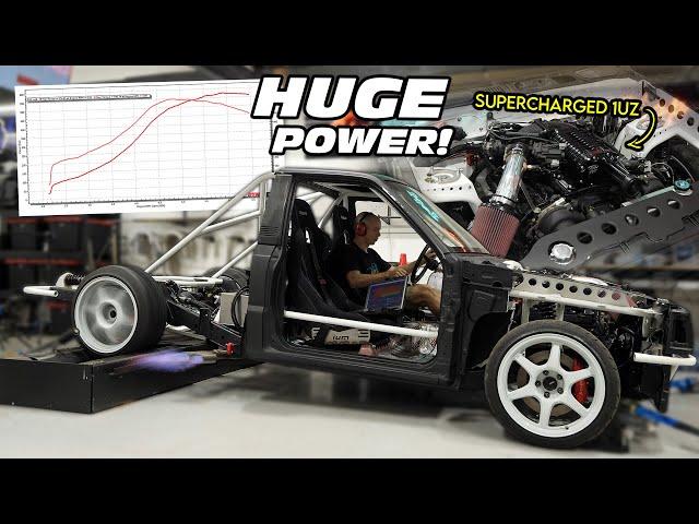 FIRST DRIVE & DYNO In The Supercharged V8 Drift Truck