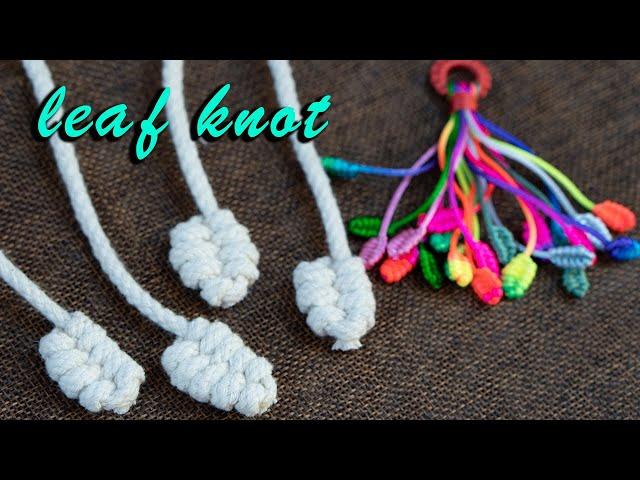 Macrame tutorial | HOW TO TIE A MACRAME LEAF KNOT | EASY MACRAME KNOTS