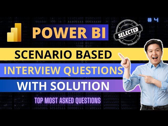 Power BI Scenario Based Questions with Solution | Most Asked Interview Questions | #powerbi