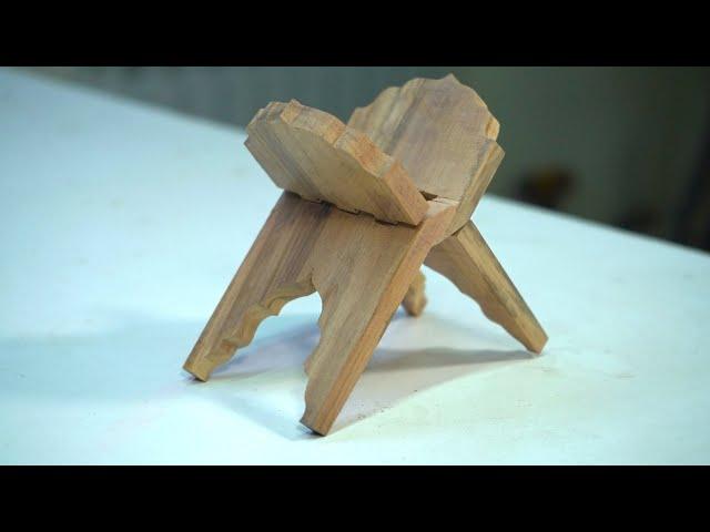 Woodworking - Book Stand Wood Carving - MrTinkerer