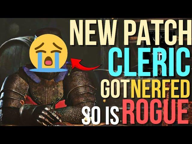 New Patch Cleric Got Nerfed... So is Rogue | Dark and Darker