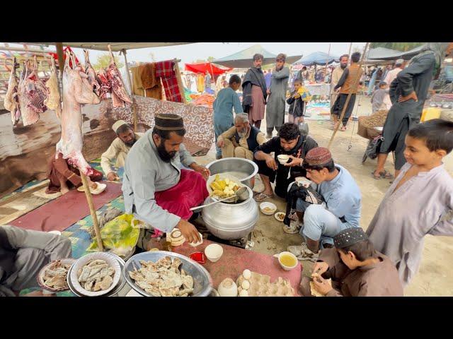 Cheapest Roadside  Street food in Afghanistan | Traditional & Village foods in Jalalabad